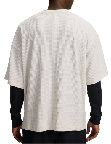 Tričko Under Armour Rival Waffle Crew Neck Pocket T-Shirt Biela | 1383106-110, 2