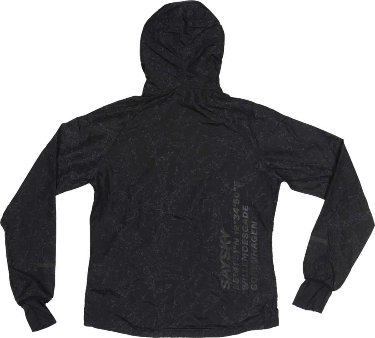 Vetrovka Saysky Saysky Map Pace Hooded Jacket Čierna | jwrja01c1003, 1