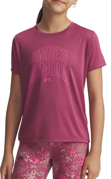 Tričko Under Armour Tech Varsity Graphic Short Sleeve T-Shirt Ružová | 6007917-659, 0