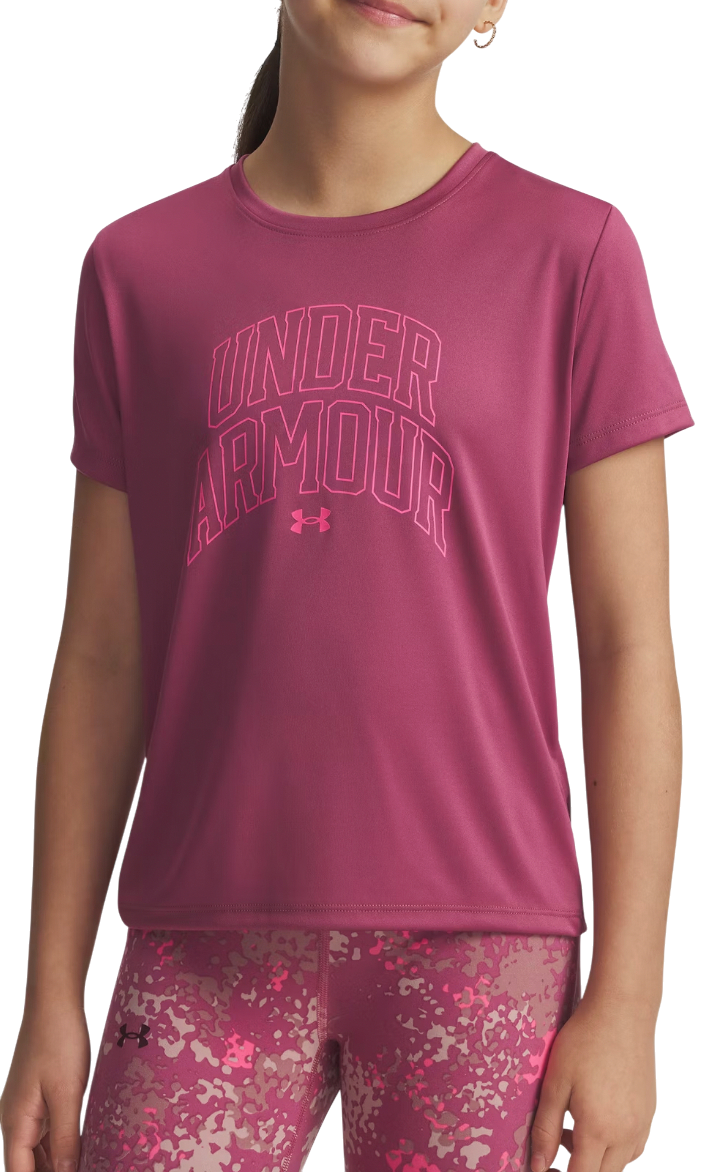 Tričko Under Armour Tech Varsity Graphic Short Sleeve T-Shirt Ružová | 6007917-659
