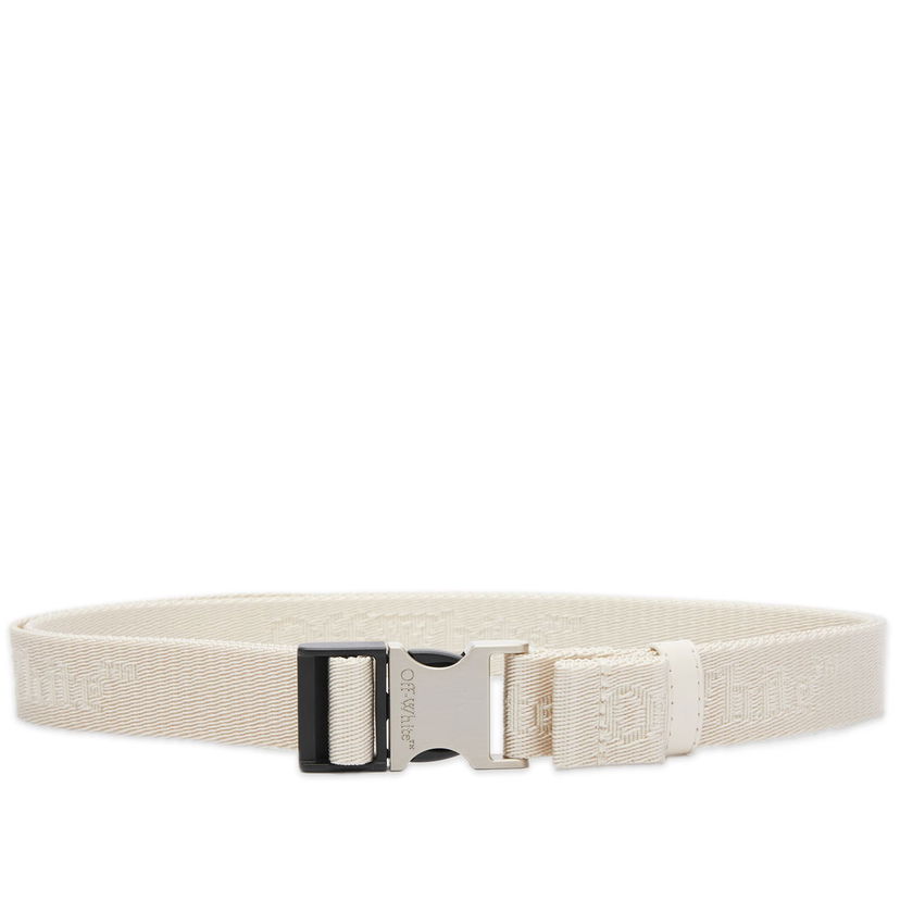 Opasok Off-White Tuc Long Tape Belt Biela | OWRB122S24FAB0010400