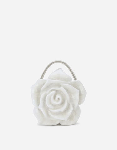 Kabelka Dolce & Gabbana Dolce & Gabbana Dolce Box Bag with Rose Design Biela | BB7246AY98889642, 3