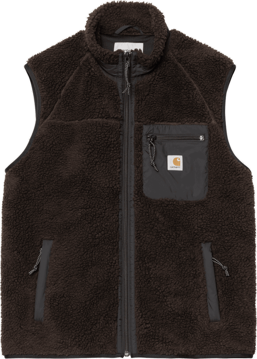 Vesta Carhartt WIP Fleece Prentis Vest Liner Jacket Hnedá | i035698-3anxx
