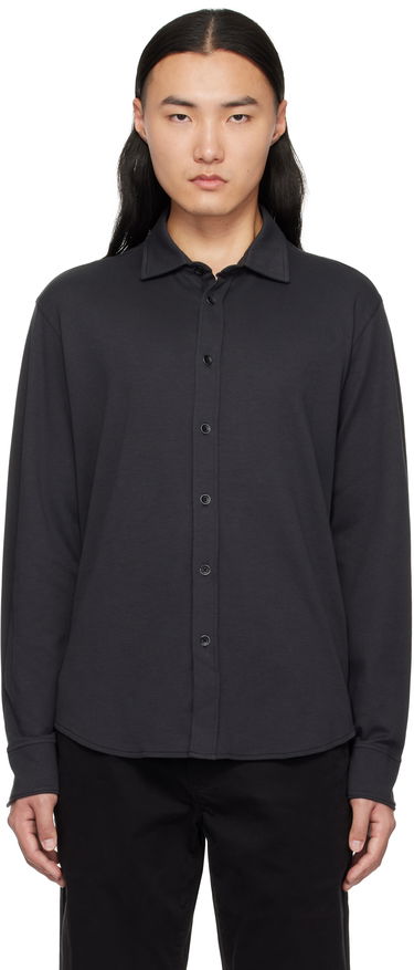 Košeľa rag & bone rag & bone Tomlin Cotton Shirt Čierna | MBC24HA021W321, 0
