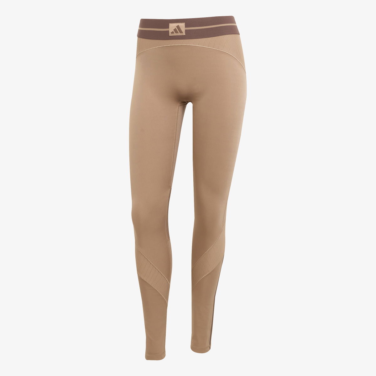 Legíny adidas Performance Hyperglam Rib Leggings Béžová | JY2068, 1