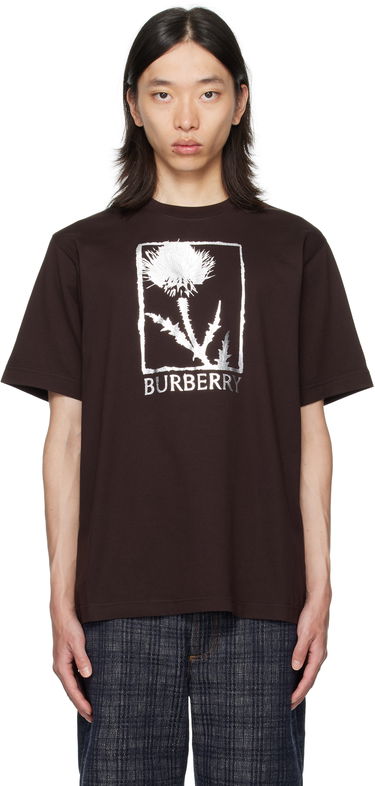 Tričko Burberry Burberry Foil Graphic T-Shirt Hnedá | 8116887, 0