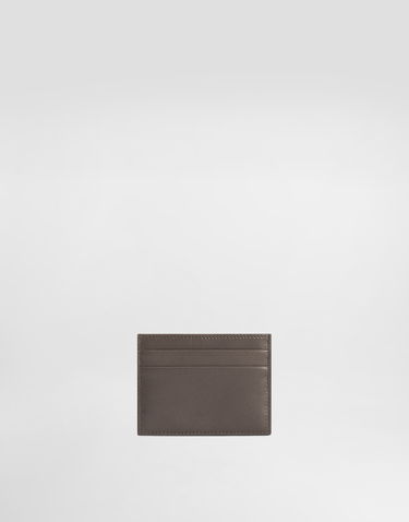 Peňaženka Dolce & Gabbana Dolce & Gabbana Calfskin Card Holder Šedá | BP0330AV95680730, 2