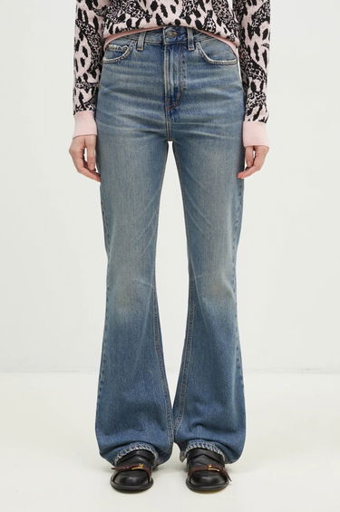 Džínsy Fiorucci Fiorucci Flared Medium Waist Jeans Modrá | U01FPDJE083DN01DN02, 0
