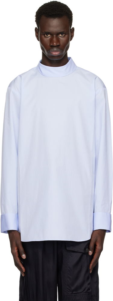 Košeľa Dries Van Noten Dries Van Noten Turtleneck Shirt Modrá | 251-020704-1466, 0