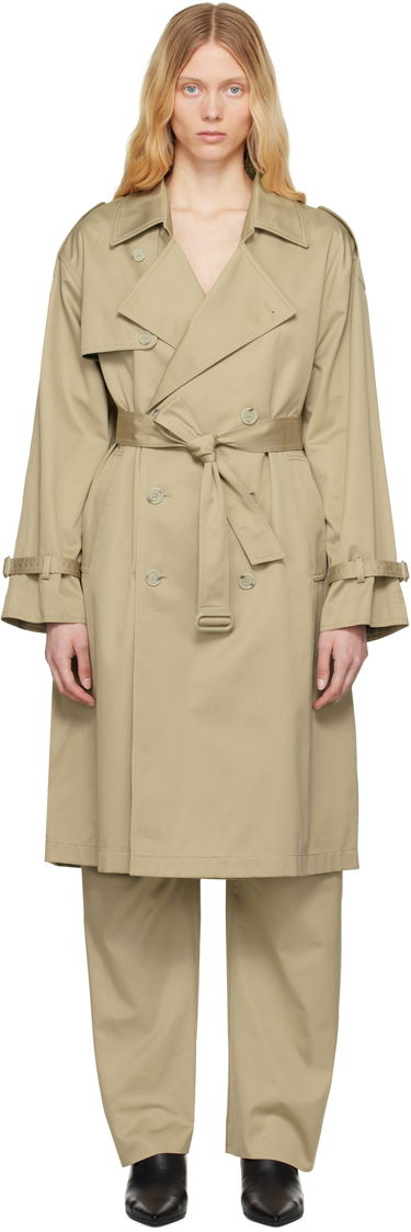 Trenčkot Maison Margiela MM6 Maison Margiela Dual Wear Cotton Twill Trench Coat Béžová | S52AH0080 M35368, 0
