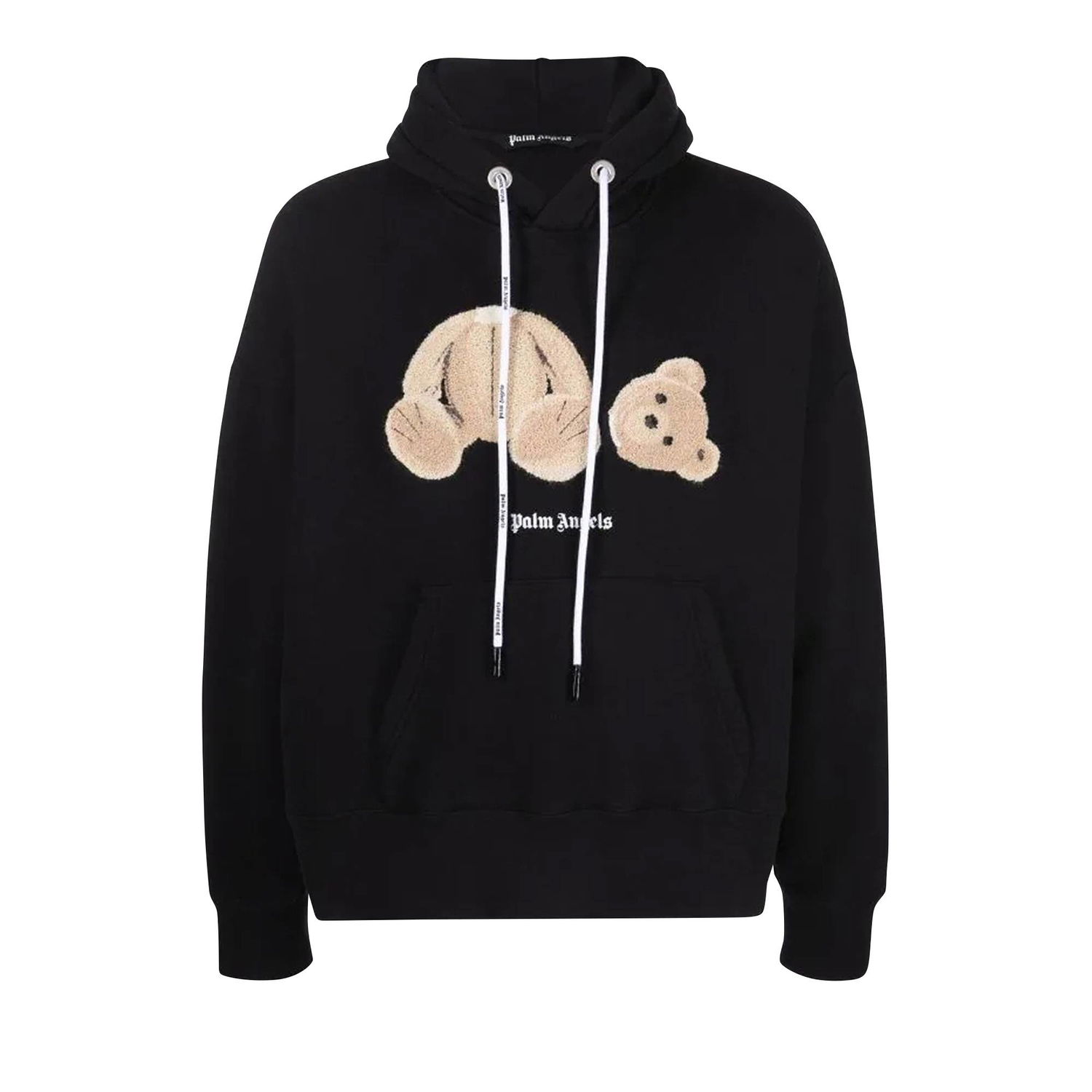Mikina Palm Angels Bear Hoodie Čierna | PMBB058C99FLE0011060, 1