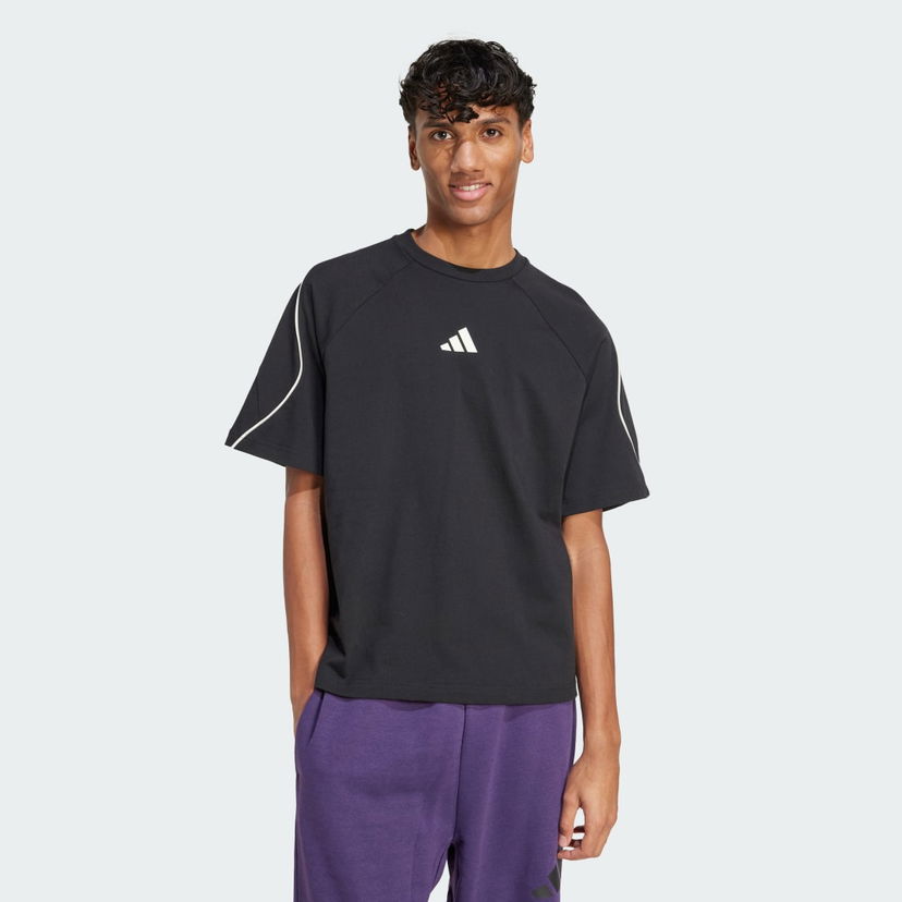 Tričko adidas Performance Stadium Piped Short Sleeve T-Shirt Čierna | JN1824
