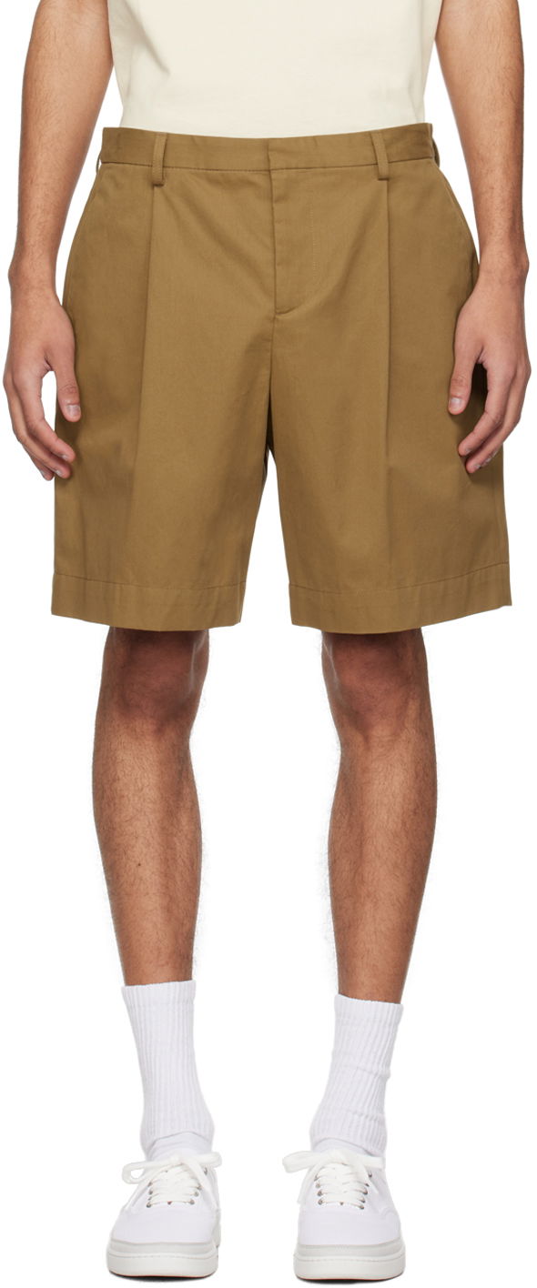 Šortky A.P.C. Pleated Shorts Béžová | COGXS-H10198, 0