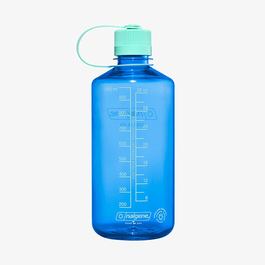 Fľaše Nalgene Narrow Mouth Sustain Water Bottle 1000ml Modrá | 2021-3332, 0