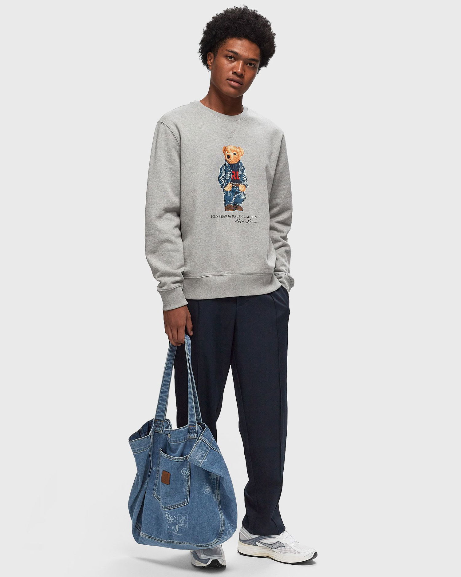 Mikina Polo by Ralph Lauren LONG SLEEVE-SWEATSHIRT Šedá | 710953718003, 1