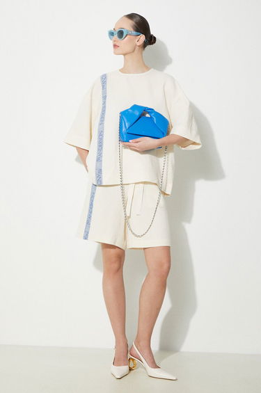 Šortky JW Anderson Wide Leg High Waist Shorts Béžová | SR0093.PG1483.002, 1