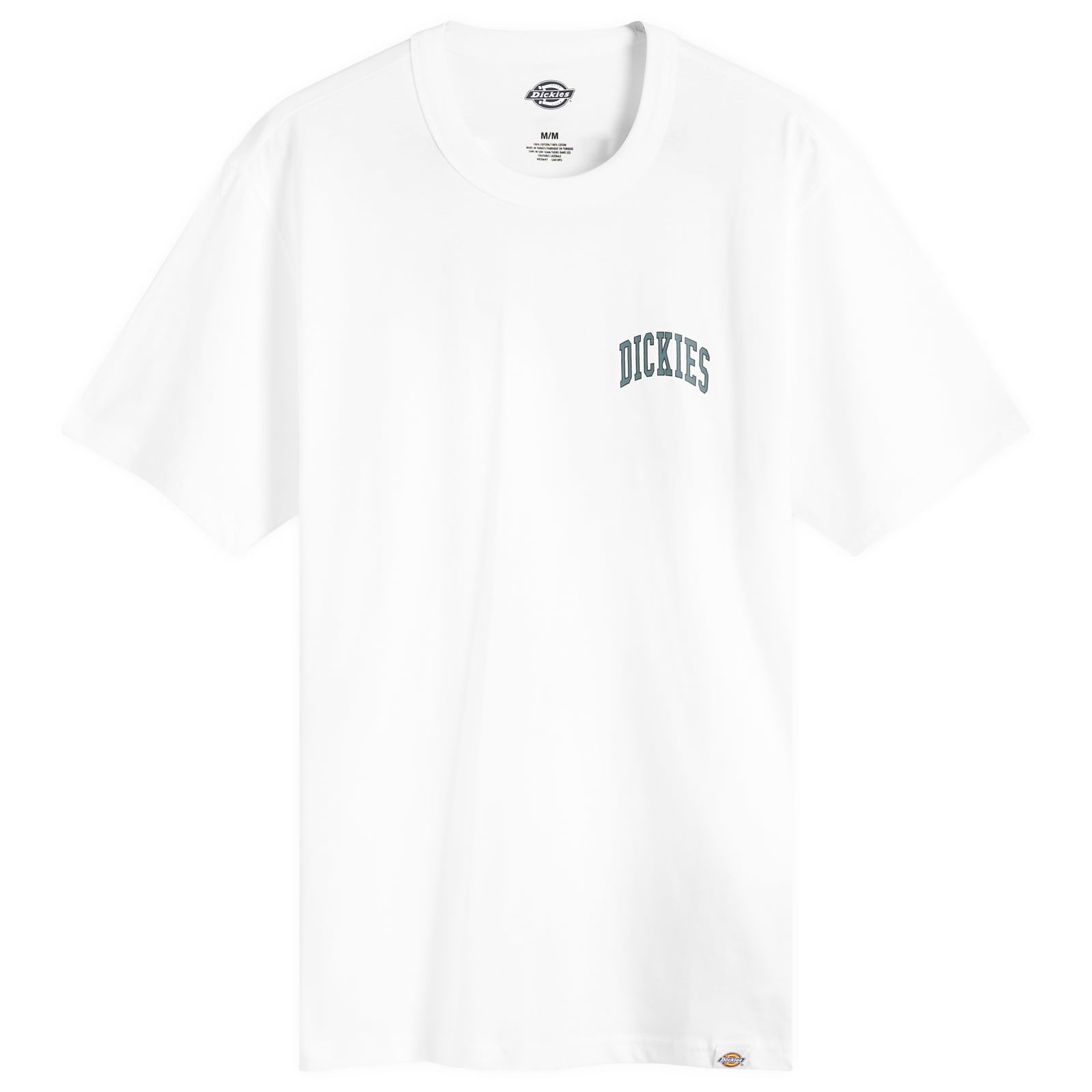 Men's Aitkin Chest Logo T-Shirt in White/Lincoln Green, Size Large | END. Clothing