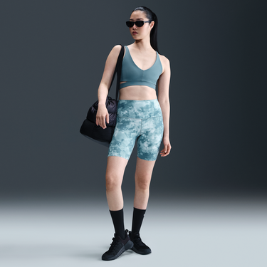Podprsenka Nike Nike Zenvy Light-Support Ribbed Sports Bra Zelené | HF5378-006, 2