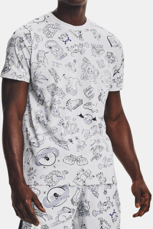 Tričko Under Armour Graphic T-shirt Run Ur Face Off Print Rôznofarebný | 1361484-014