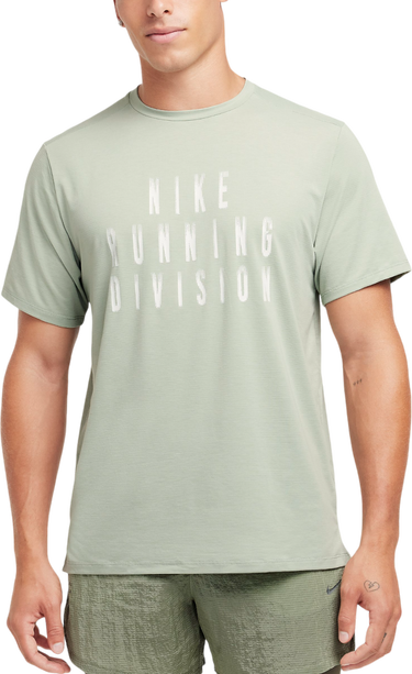 Tričko Nike T-Shirt Rise 365 Run Division	  with_print  short_sleeve Zelené | fz1129-370, 0
