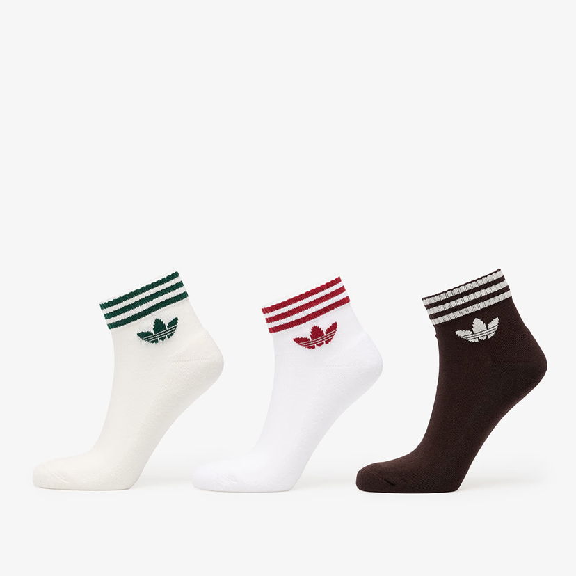 Ponožky adidas Originals 3-Stripes Ankle Socks 3-Pack Rôznofarebný | KD8257