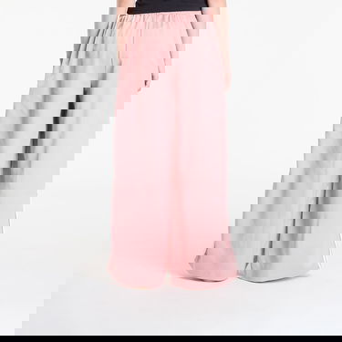 Nohavice adidas Originals adidas Originals Satin Wide Leg Pants with Ruffle 3-Stripes Ružová | KC8815, 2