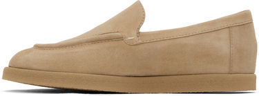 Oblečenie Max Mara Max Mara Goat Leather Loafers Béžová | 2424526311600, 2