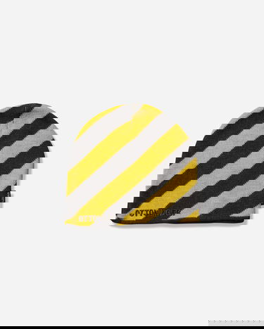Kulicha Ottolinger Ottolinger Striped Beanie Žltá | 12990252801 BLKYLW, 2