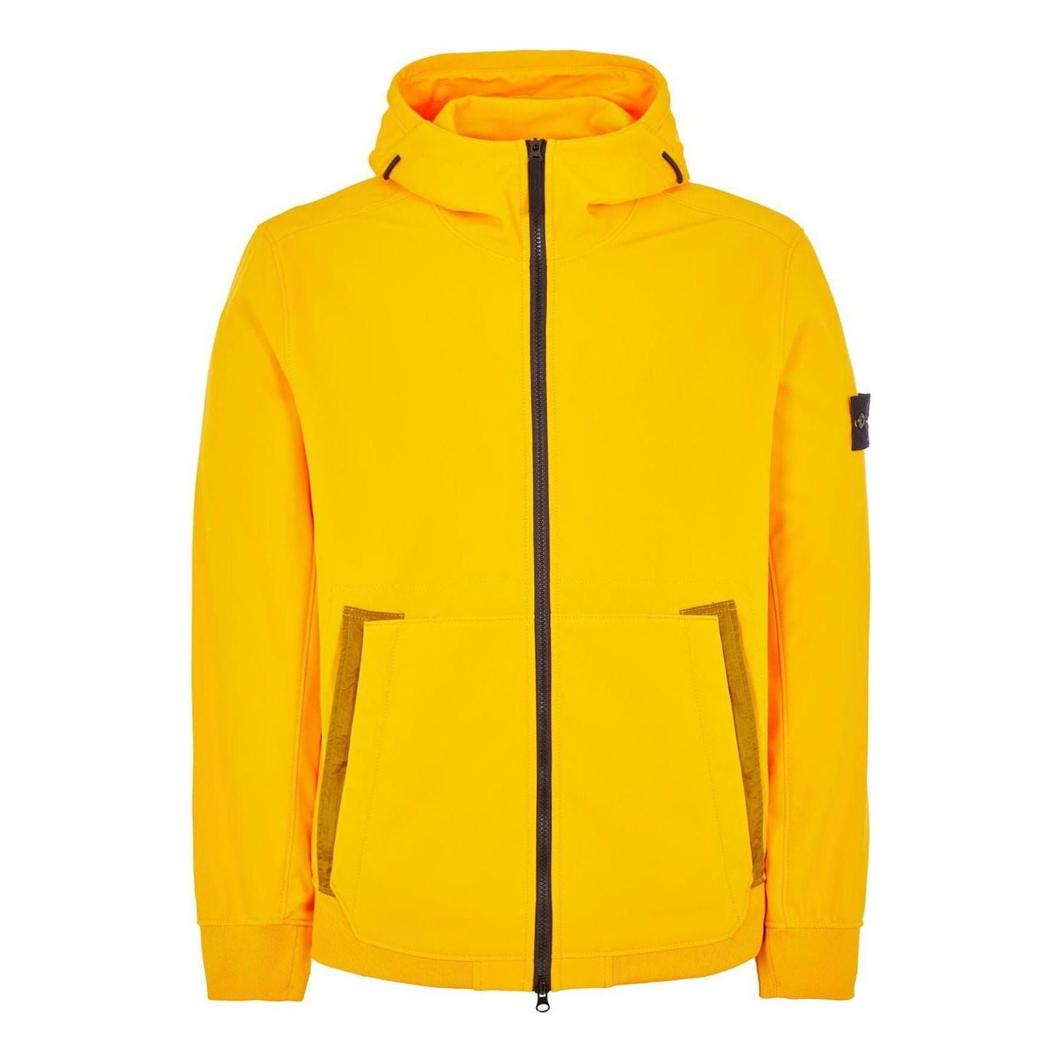 Mikina Stone Island Logo Patch Hooded Jacket Žltá | 7715Q0122-V0030, 0