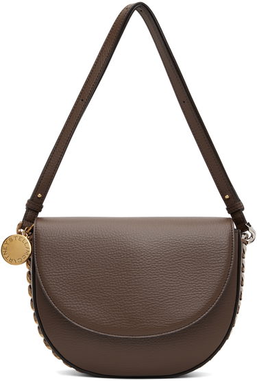 Taška cez rameno Stella McCartney Frayme Medium Shoulder Bag Hnedá | 7B0006WP0316, 0