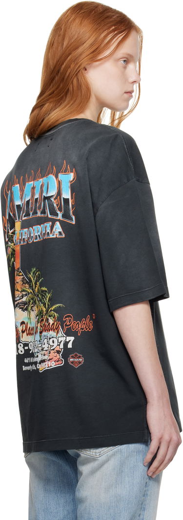 Tričko AMIRI AMIRI 'AMIRI' Sunny Place Oversized T-Shirt Čierna | AWJYTE1069, 2