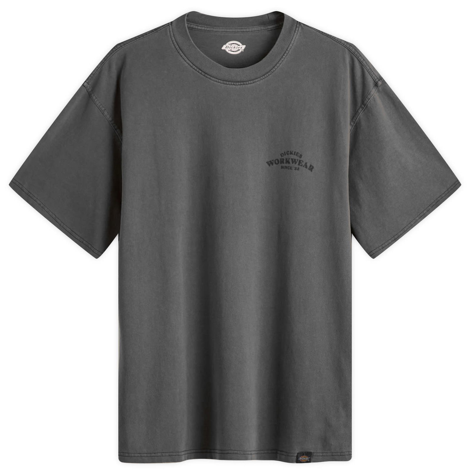 Tričko Dickies Christiana Garment Dyed Tee Šedá | DK0A87QHBLK1, 1