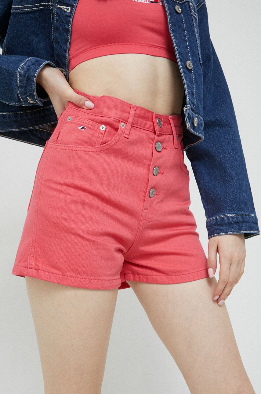 Šortky Tommy Hilfiger Denim Shorts Ružová | DW0DW15607.PPYX, 0