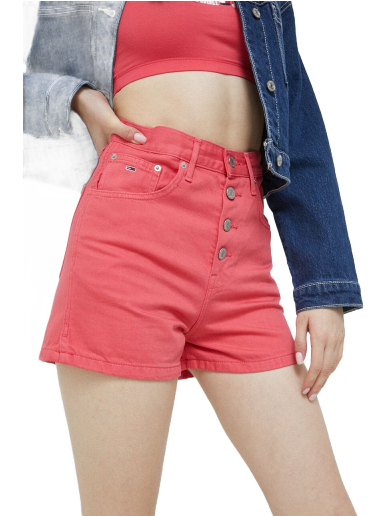 Šortky Tommy Hilfiger Denim Shorts Ružová | DW0DW15607.PPYX