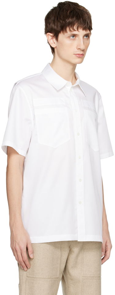 Košeľa Helmut Lang Utility Short Sleeve Shirt Biela | N09HM502, 1