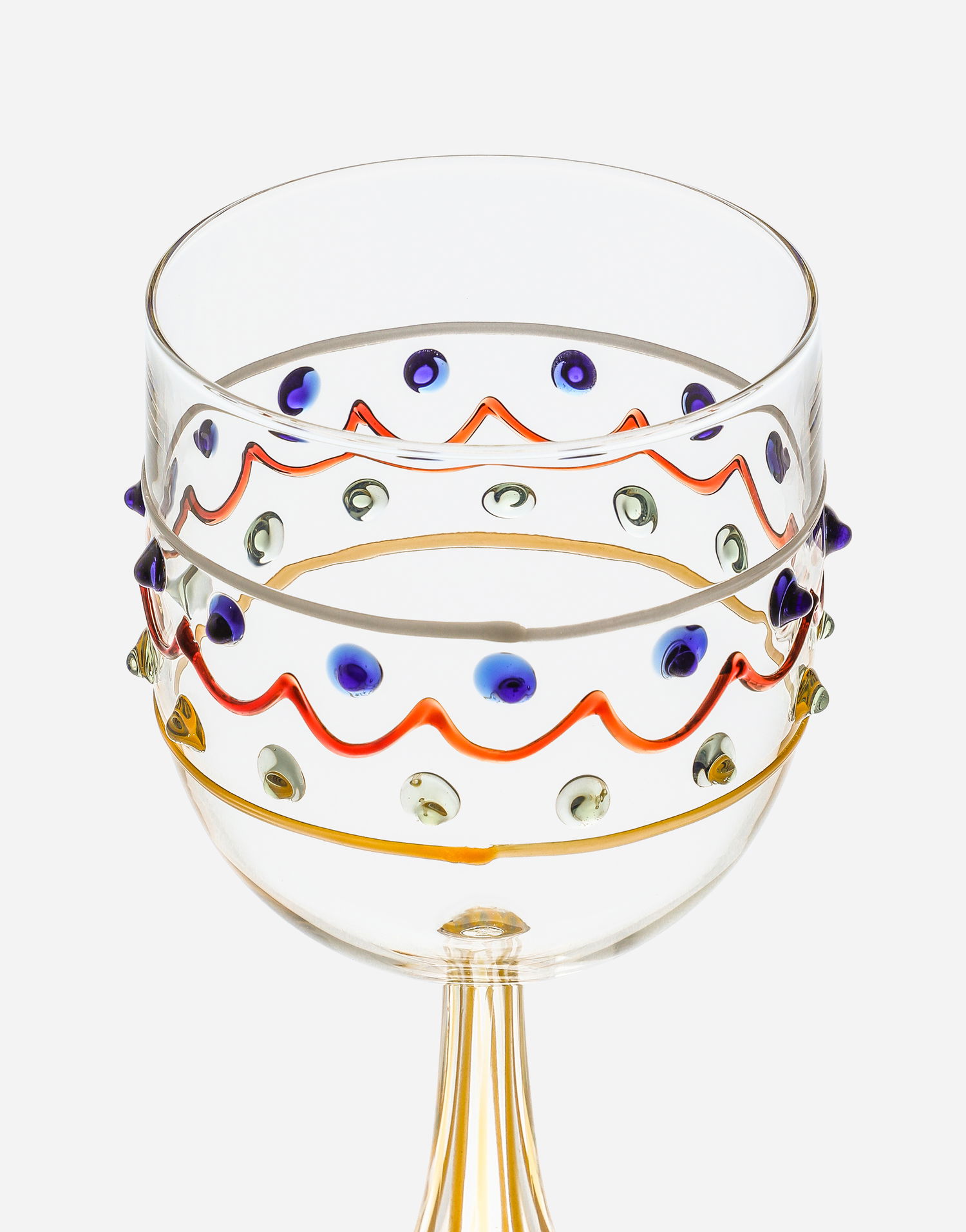 Home decor Dolce & Gabbana Multicolor Wine Glass Rôznofarebný | TCB001TCALVUC120, 1