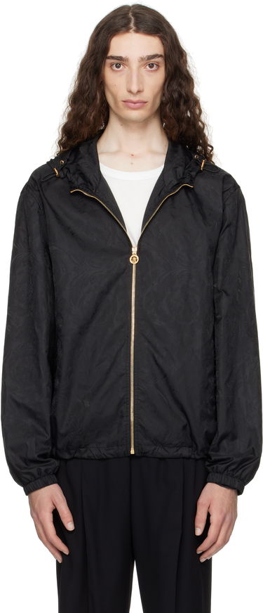 Vetrovka Versace Versace Barocco Jacquard Windbreaker Jacket Čierna | 1019895_1A15005, 0