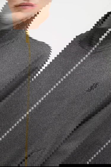 Bomber bunda Drôle de Monsieur Drôle de Monsieur La Trackjacket Flanelle Wool Bomber Jacket Šedá | H.JT234.WV008, 3