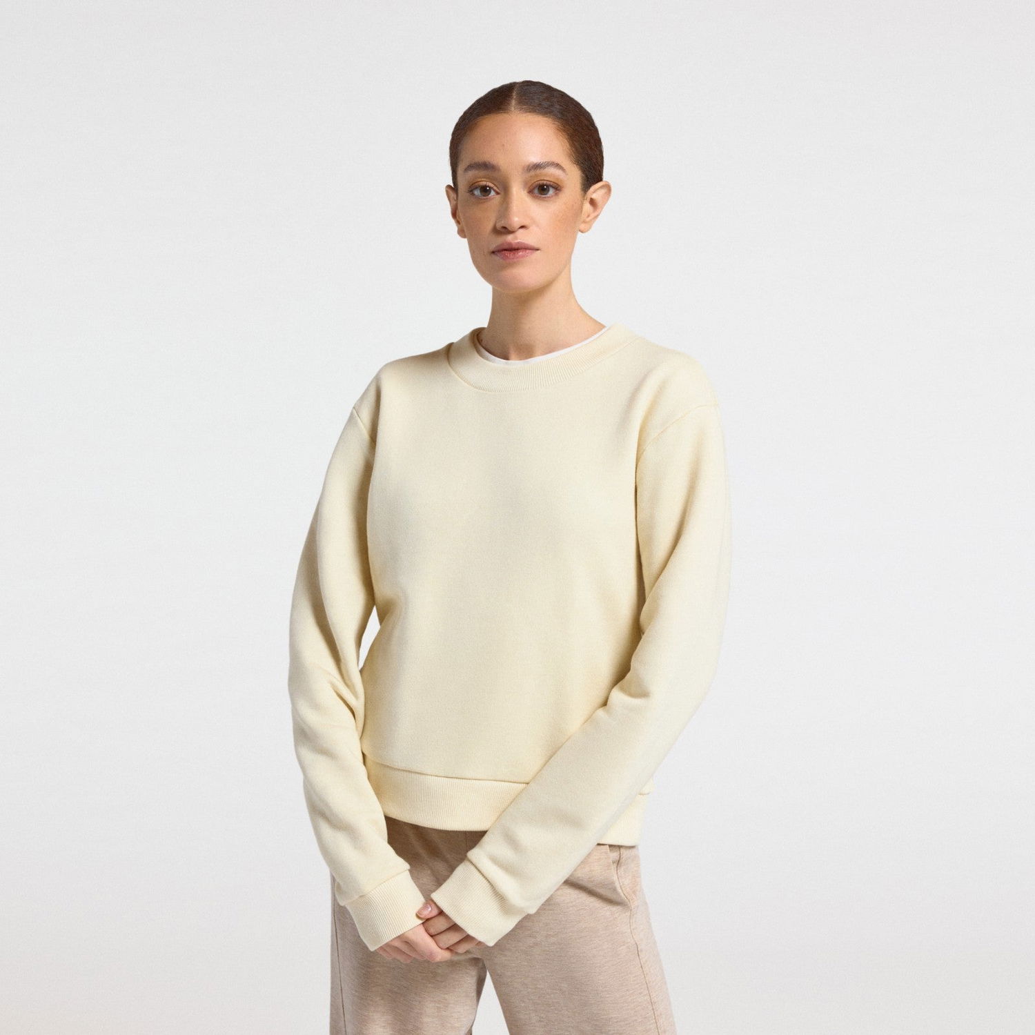 Mikina Allbirds Merino Blend Sweatshirt Béžová | A11217W, 0