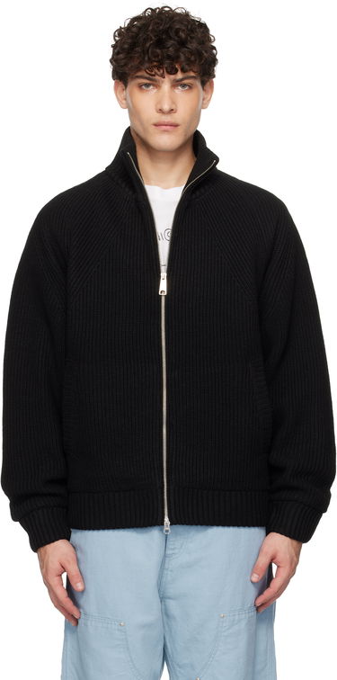 Sveter Carhartt WIP Black Banley Knit Jacket Čierna | I033902, 0