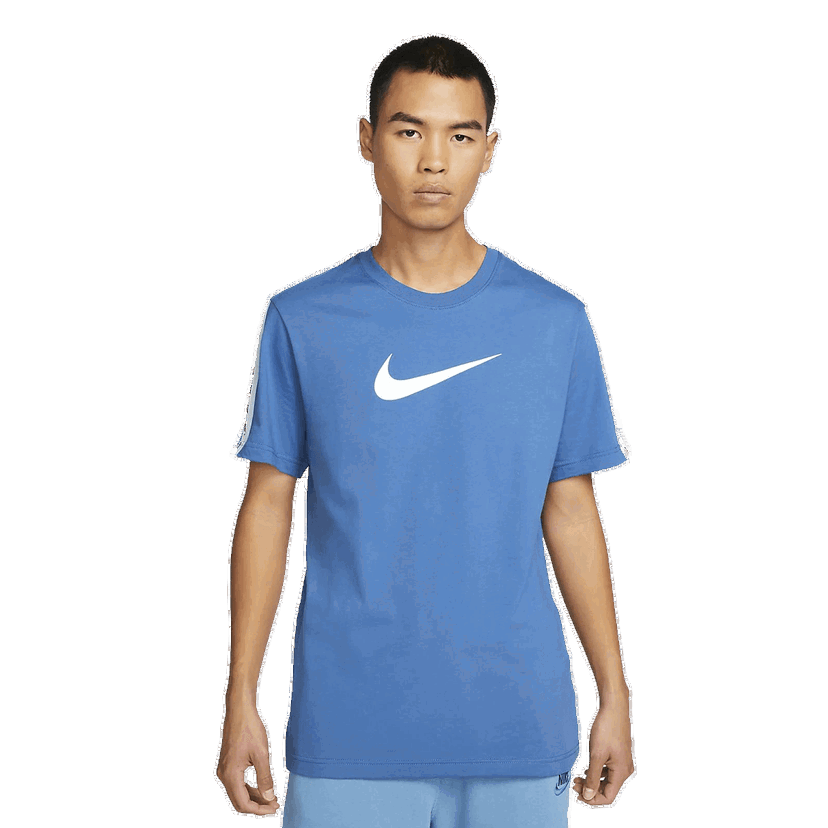 Tričko Nike NSW Repeat Short Sleeve T-Shirt Modrá | DM4685-407