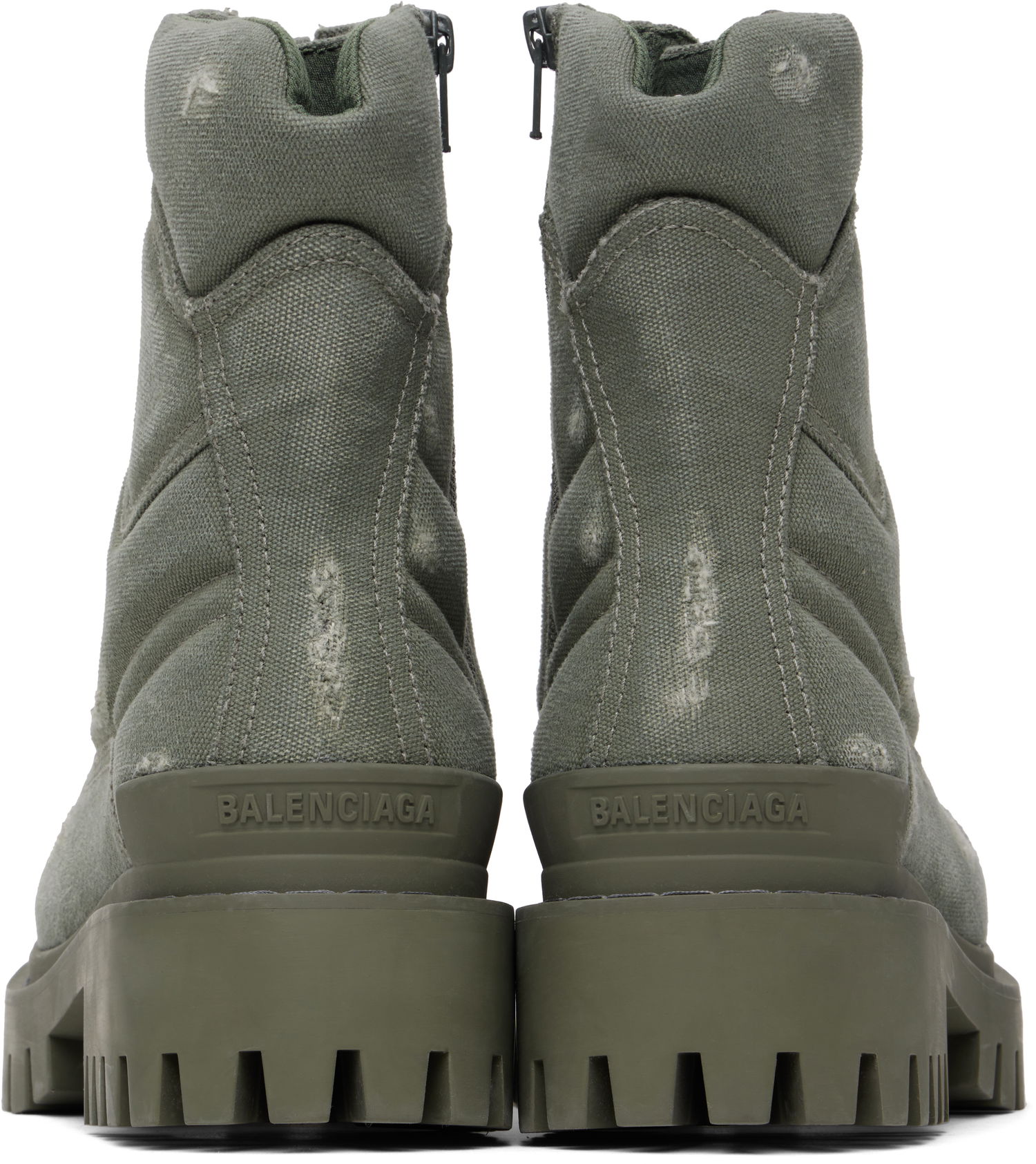 Tenisky a topánky Balenciaga Combat Strike Boots "Green" Zelené | 694042-W2H11-3300, 1
