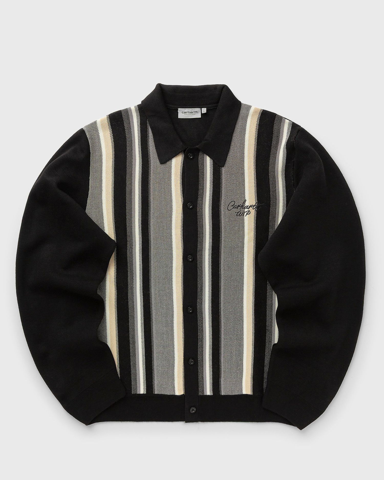 Sveter Carhartt WIP Striped Knit Cardigan Čierna | I035397-3BA.XX, 0