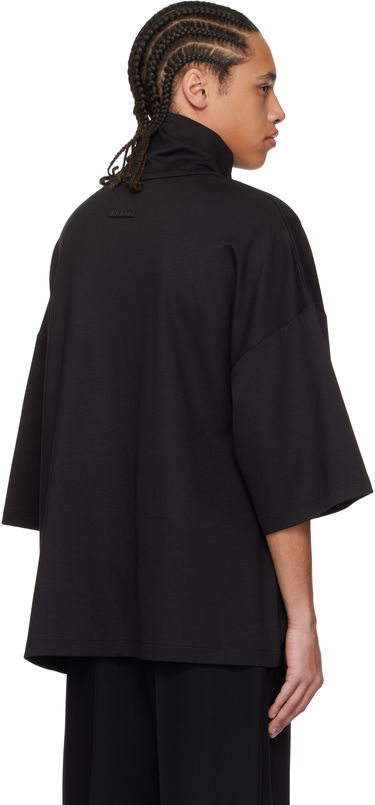 Sveter Fear of God Fear of God High Neck Short Sleeve Sweatshirt Čierna | FGE250-519VIS, 2