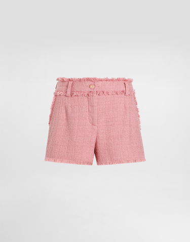 Šortky Dolce & Gabbana Dolce & Gabbana Raschel Tweed Shorts Ružová | FTC2PTGDCYKF0473, 0