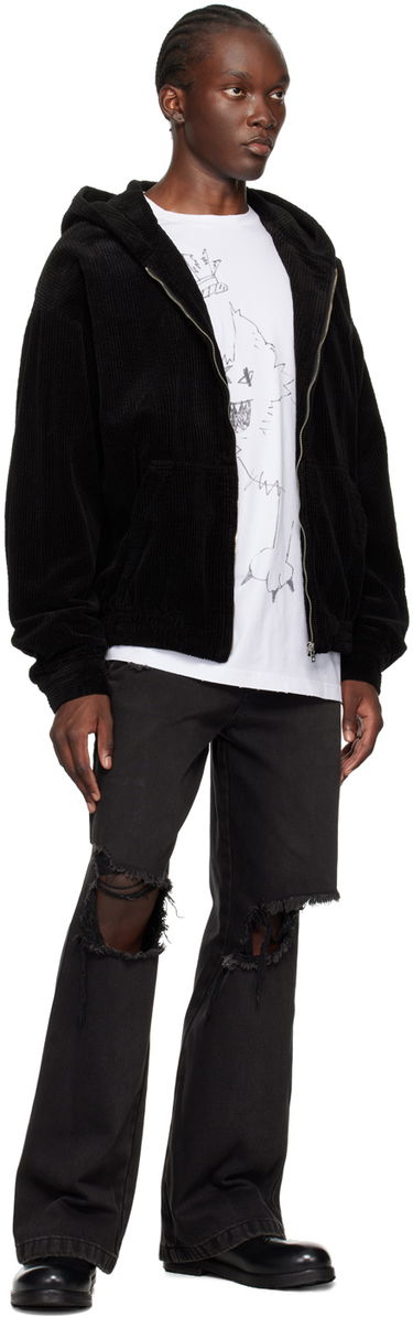 Mikina We11done We11done Zip-Up Hooded Jacket Čierna | WD-JP2-24-083-M-BK, 3