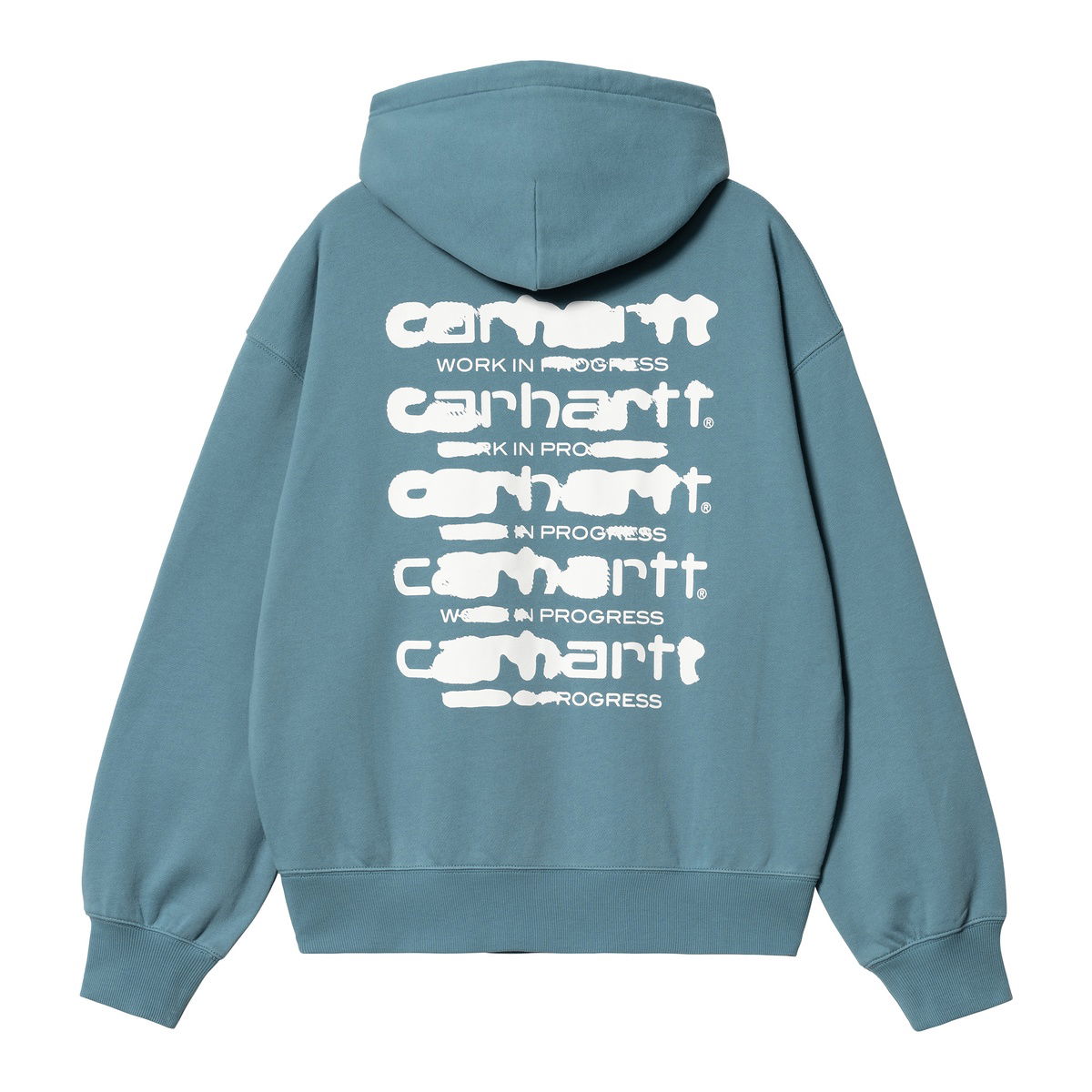 Mikina Carhartt WIP Ink Bleed Hoodie Tyrkysová | I032926_20E_06, 1