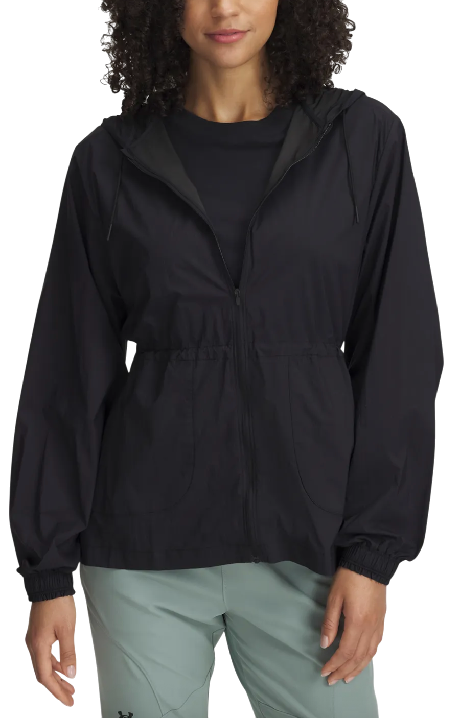Bunda Under Armour Under Armour Cinch Waist Hooded Jacket Čierna | 1389502-001, 0
