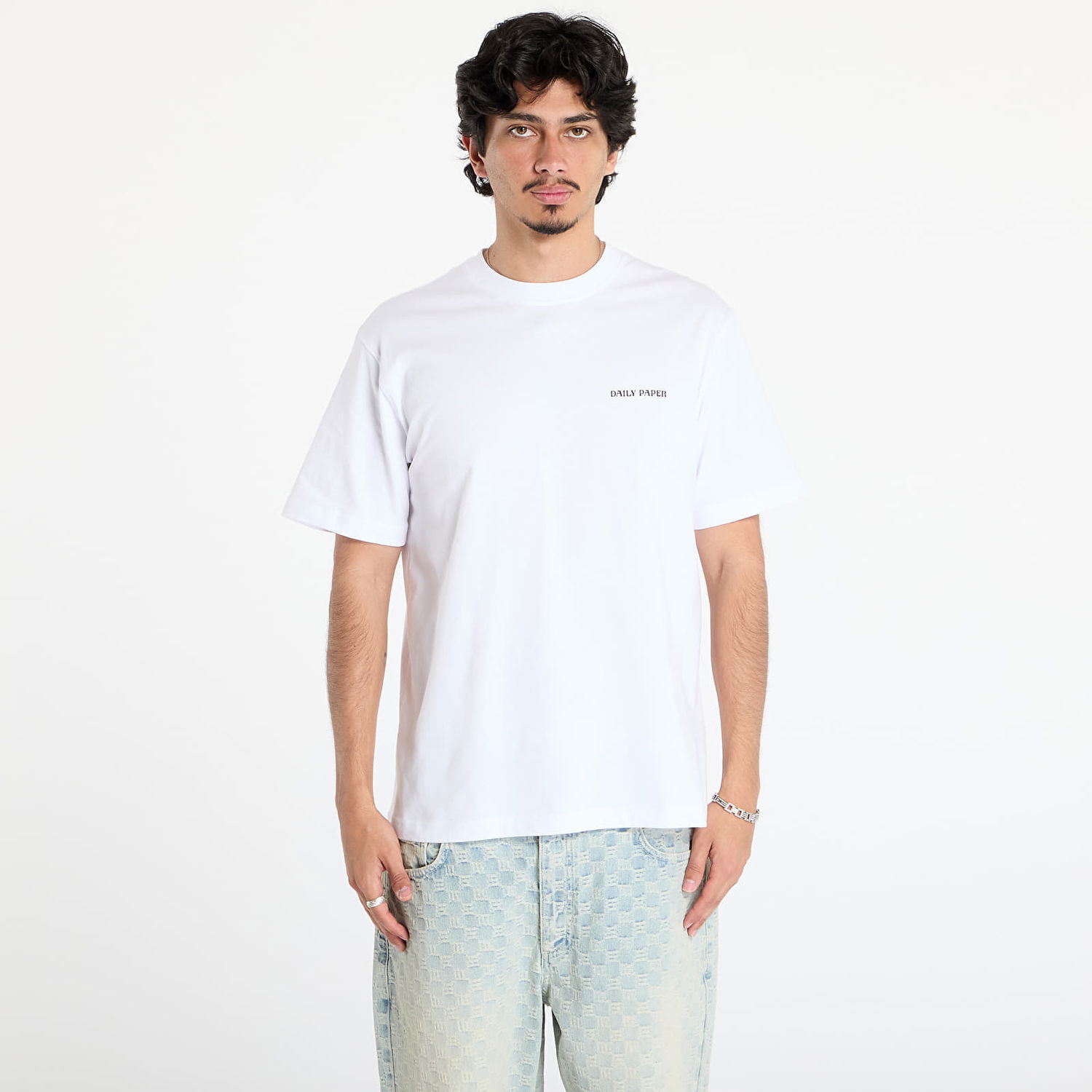 Tričko DAILY PAPER Daily Paper Wrapper T-Shirt Biela | 2513071, 0