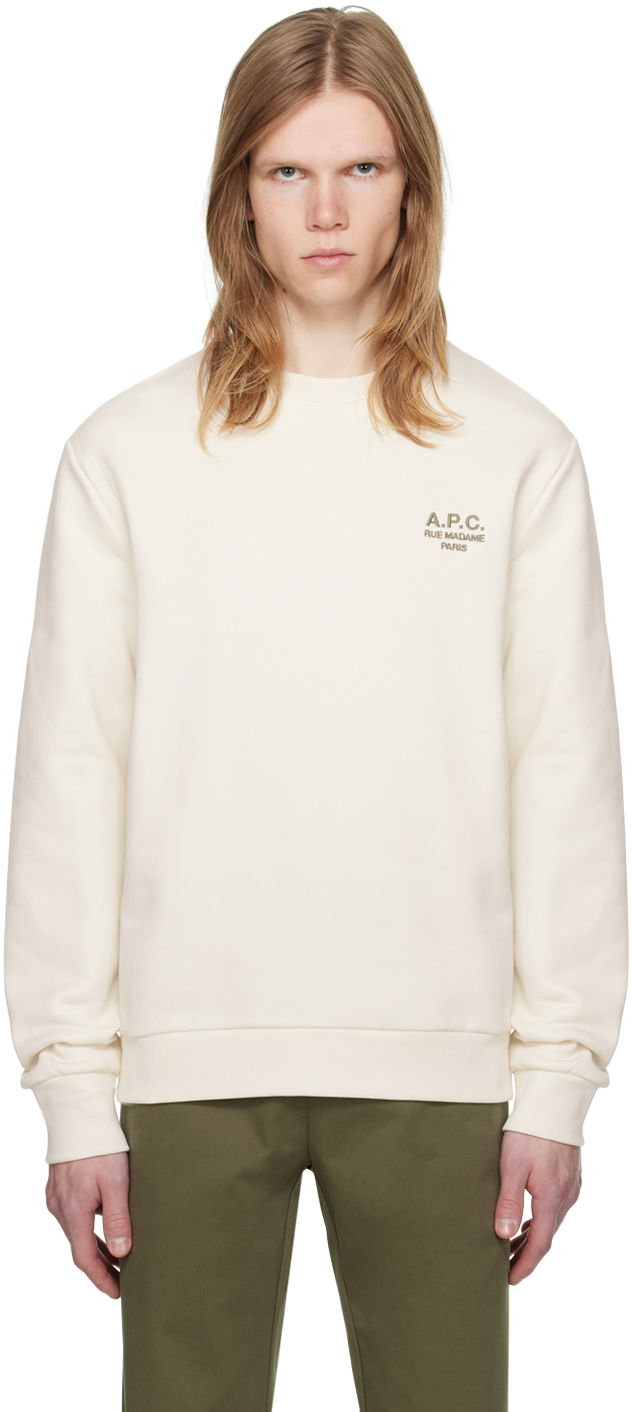Mikina A.P.C. Rider Sweatshirt Béžová | COGVG-H27699, 0